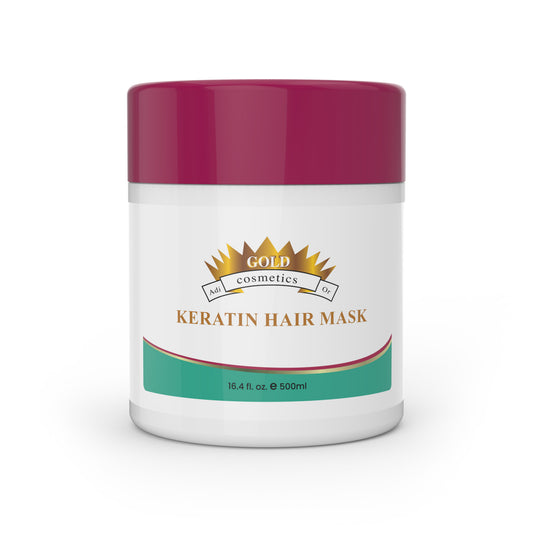 Gold Cosmetics | Salt Free Keratin hair mask | 500 ml