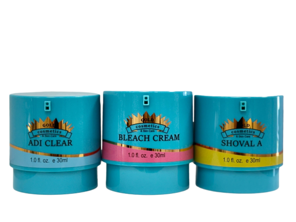 Gold Cosmetics | Trio: Adi-Bleach-Shoval - Gold Cosmetics & Skin Care