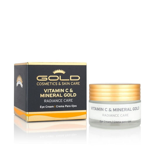 VITAMIN C & MINERAL GOLD EYE CREAM - Gold Cosmetics & Skin Care