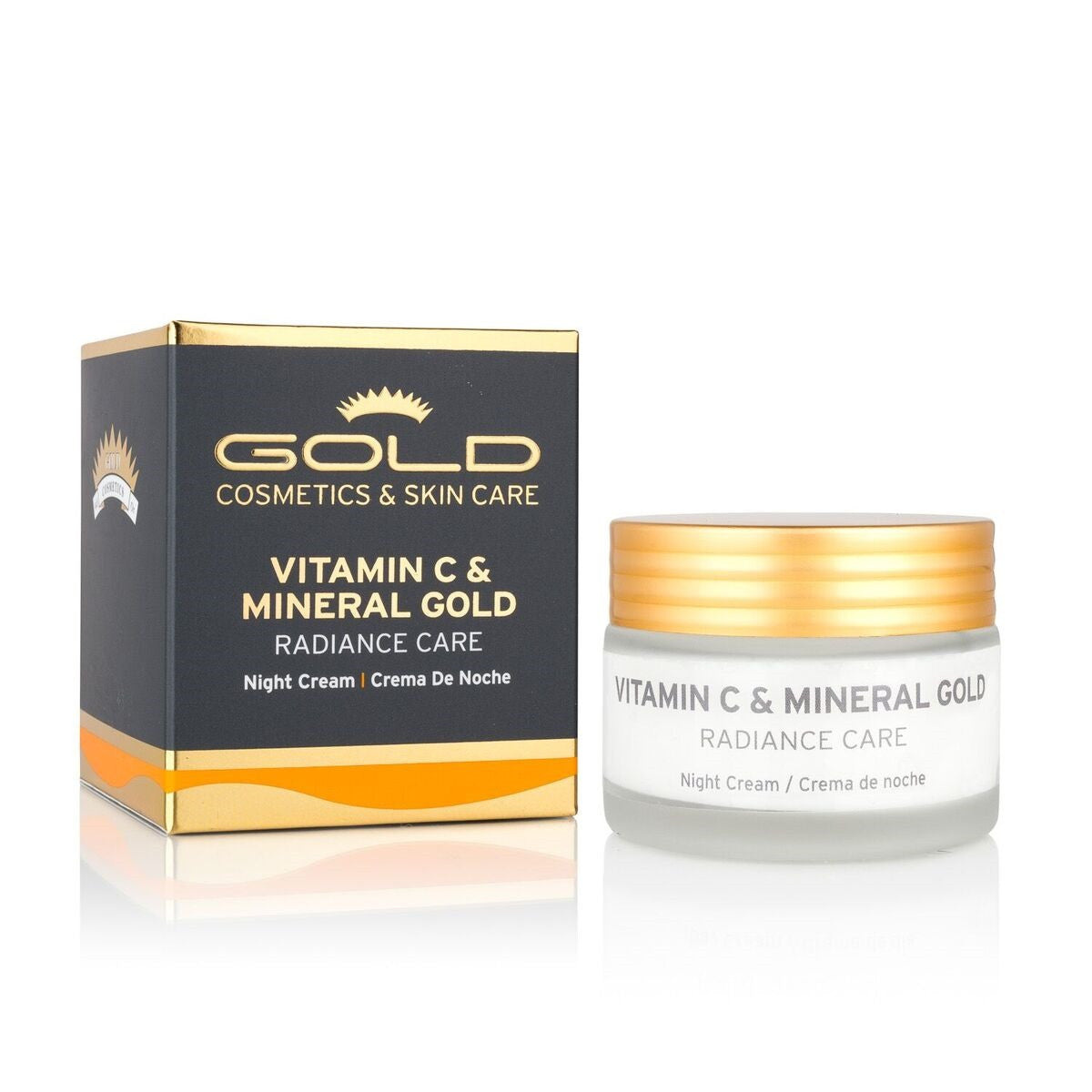 VITAMIN C & MINERAL GOLD NIGHT CREAM - Gold Cosmetics & Skin Care